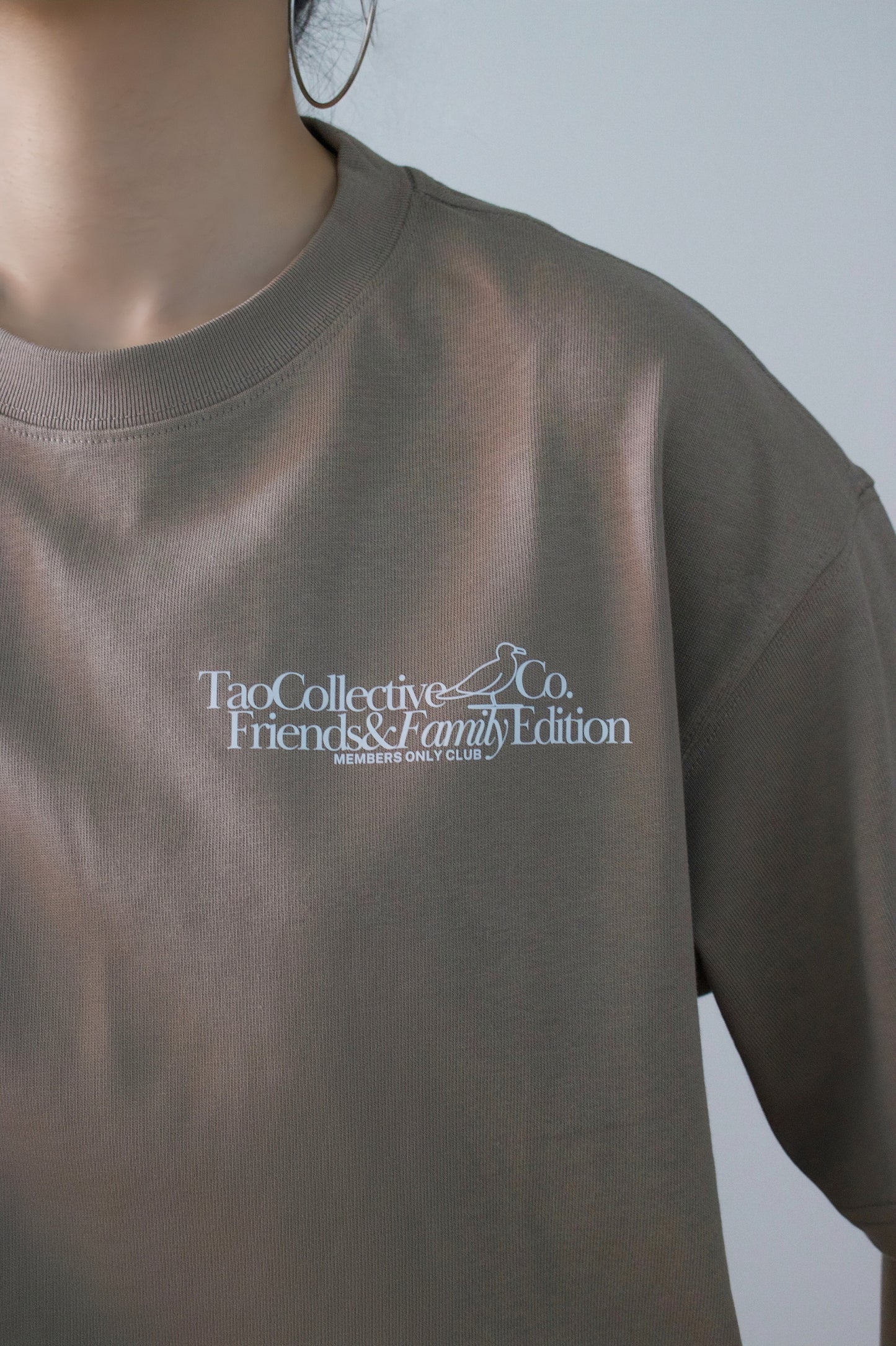 Friends&Family Tee- Stone