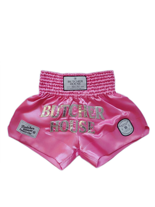 Muay Thai Shorts- Chrome Collection- Pink