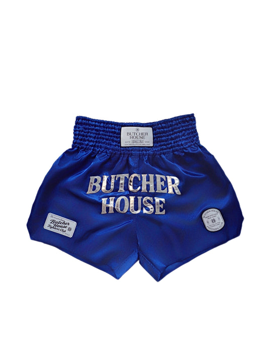 Muay Thai Shorts- Chrome Collection- Royal Blue