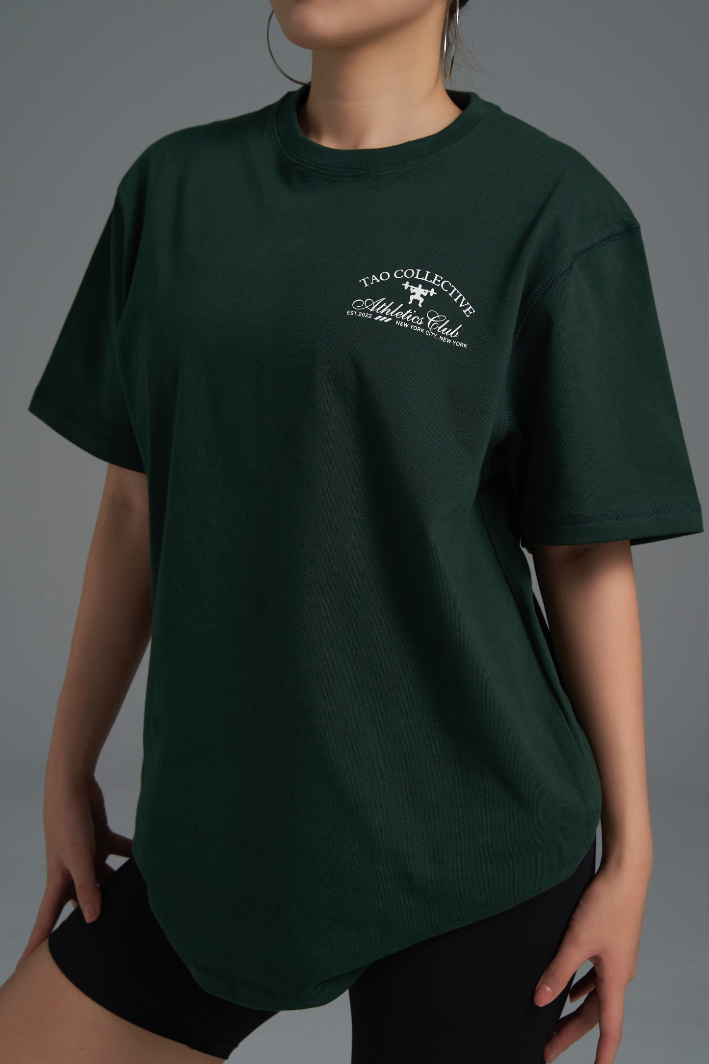 Athletics Club T-shirt - Forest Green