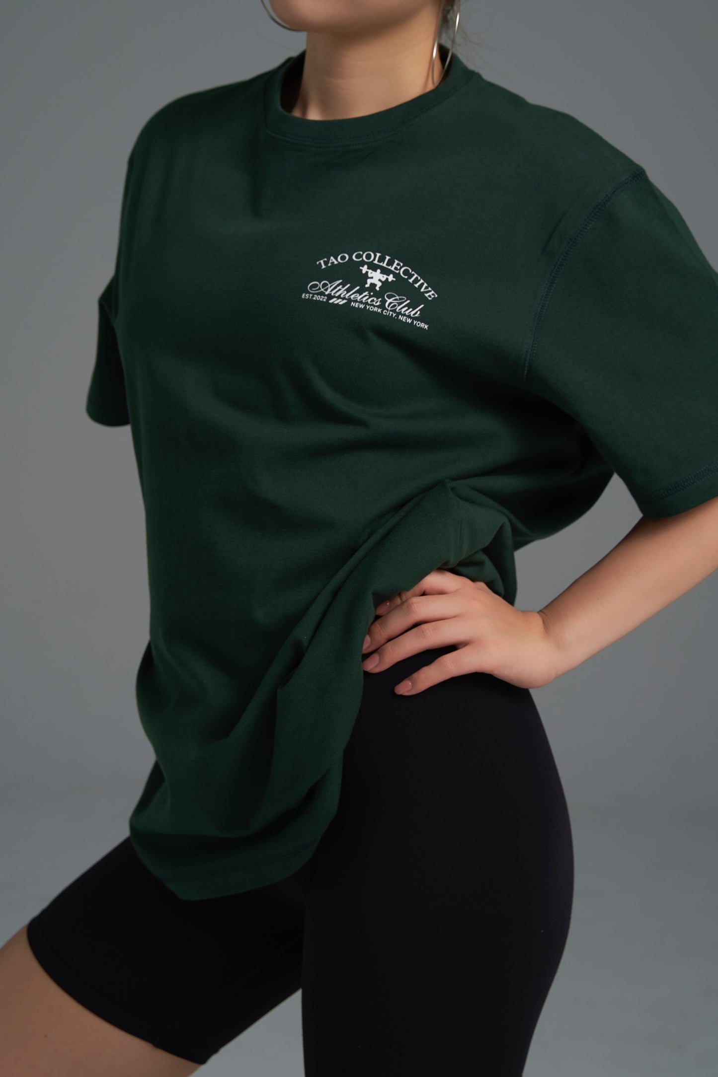 Athletics Club T-shirt - Forest Green