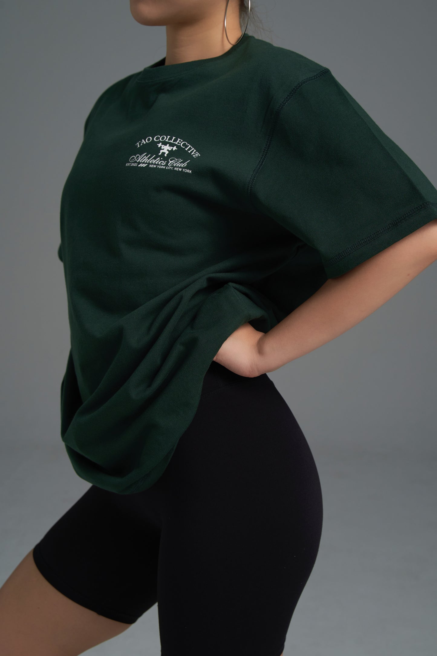 Athletics Club T-shirt - Forest Green