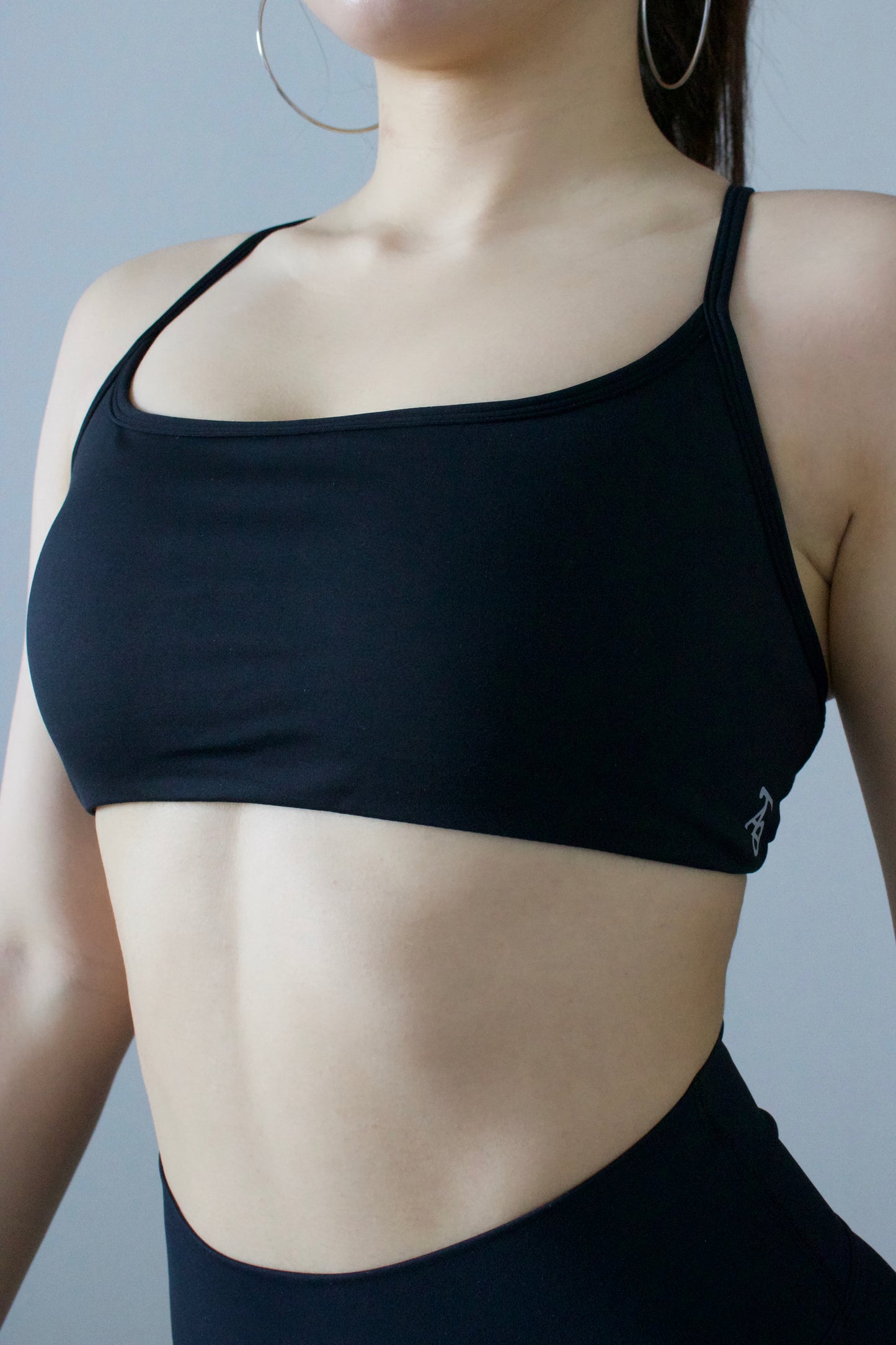 Crossback Sports Bra- Onyx