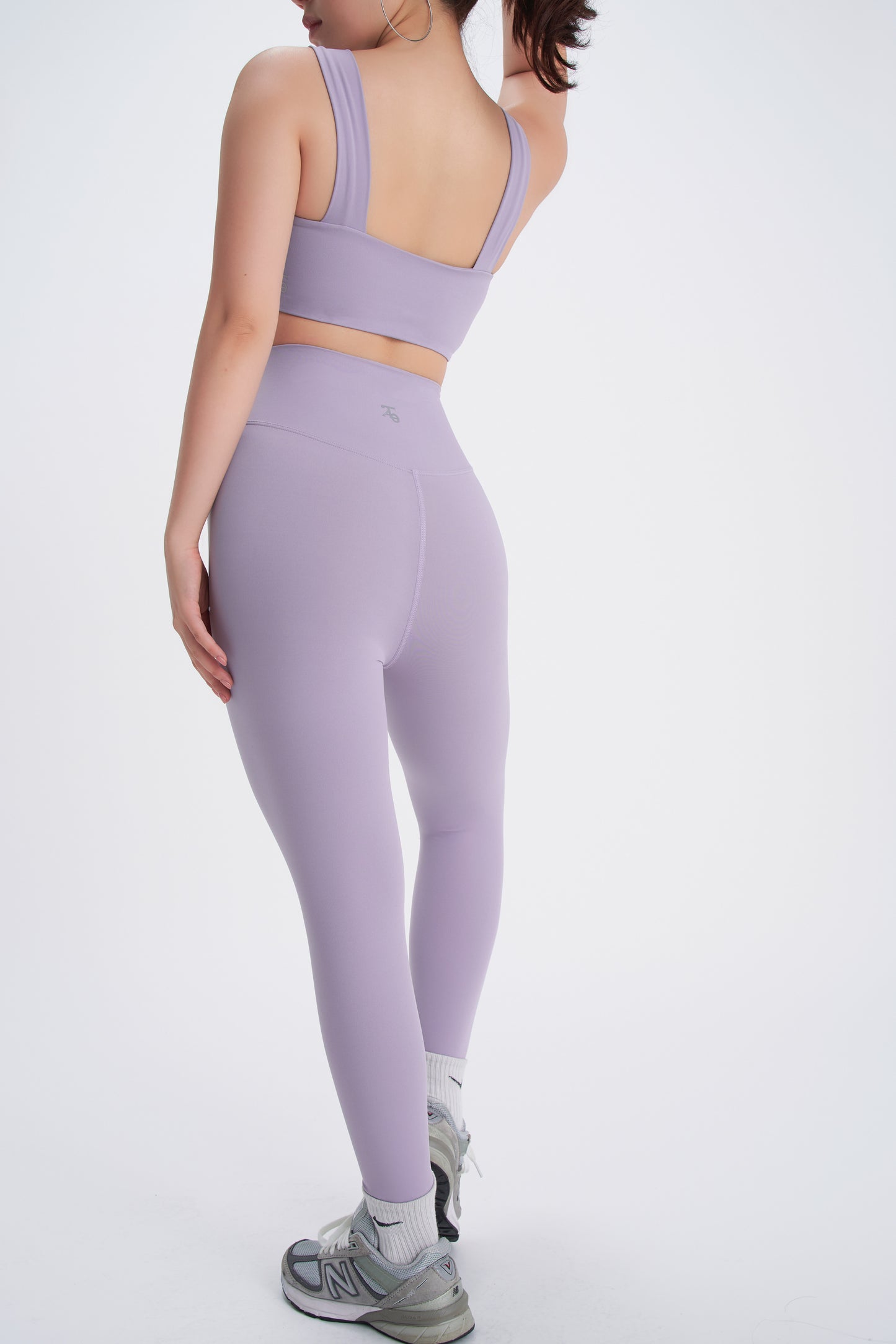 Crossover Leggings- Lavender