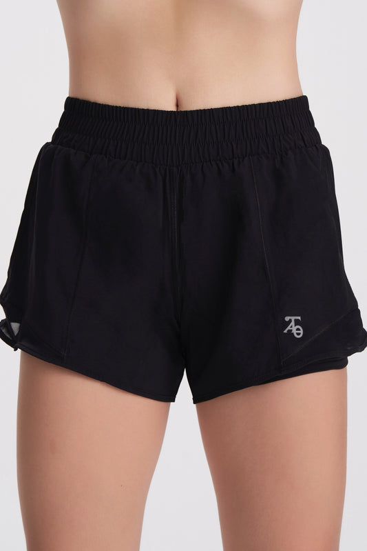 Windbreaker Shorts- Onyx